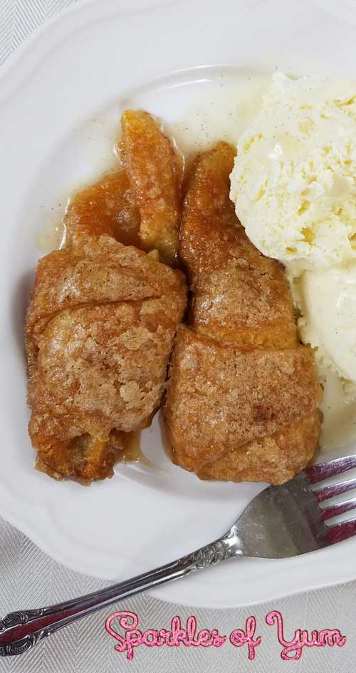 Apple dumplings that are super simple to make and will put that mmm mmm good smile on your face.