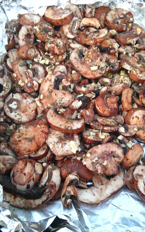 These Healthy Grilled Mushrooms are so easy to make, and they are beyond tasty. Good luck getting them to the table, they just might disappear before making it that far!