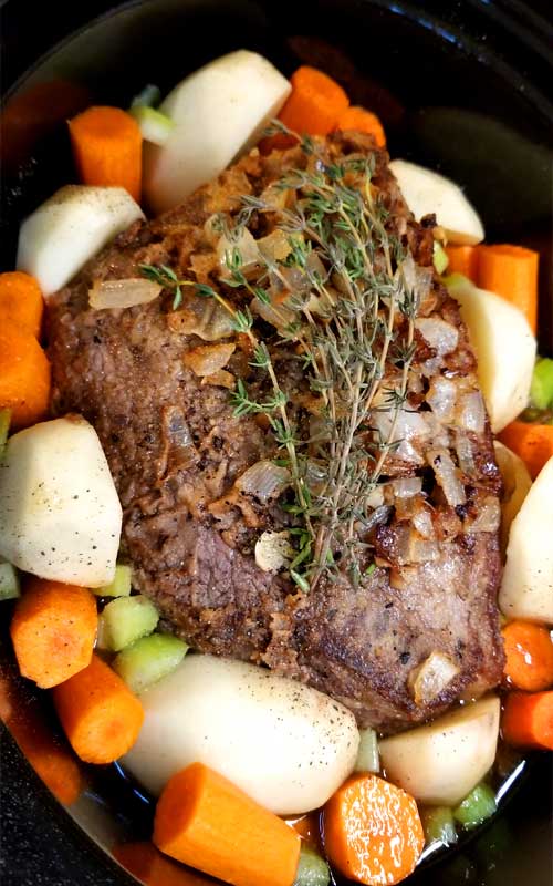 When thinking about comfort food, there is nothing more comforting than a savory, succulent, and satisfying Fancy Yankee Pot Roast.