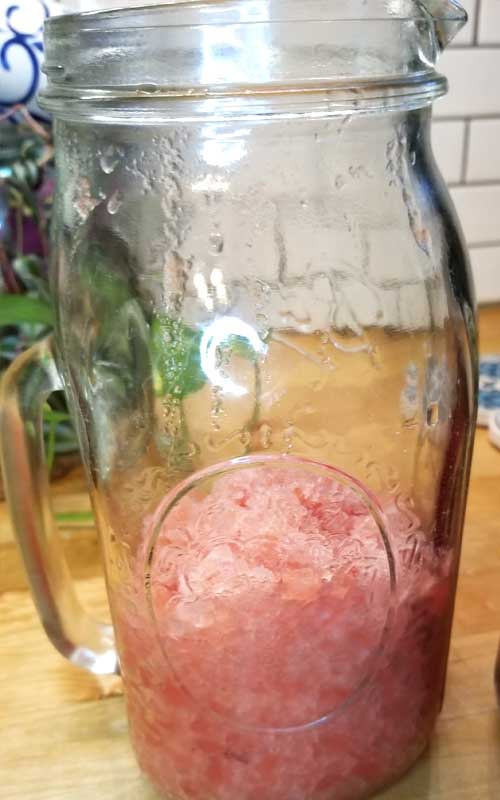 I'm pretty sure we'll be making a lot more of these frosty Watermelon Breeze Frosés this summer, it's the most refreshing icy cold drink for a hot summer day.