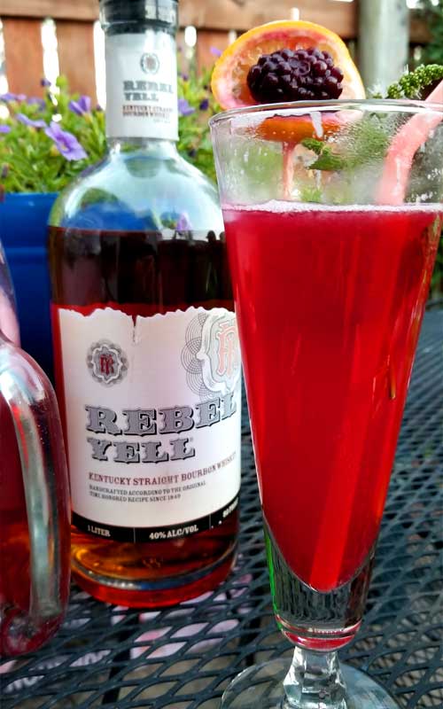 A summer favorite, Blackberry Bourbon Lemonade. A glass or two of this, a big shade tree, and a cool breeze are all you need to make your day complete. What a way to chill out on a hot day.